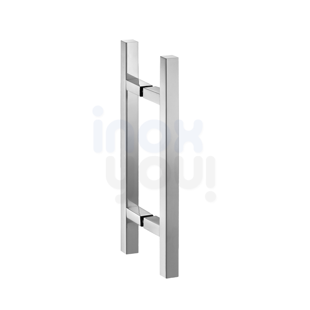 Square Tube Ladder Pull Handle Inoxyou Glass Hardware 9876